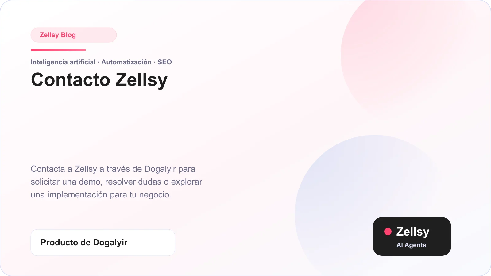 Contacto Zellsy