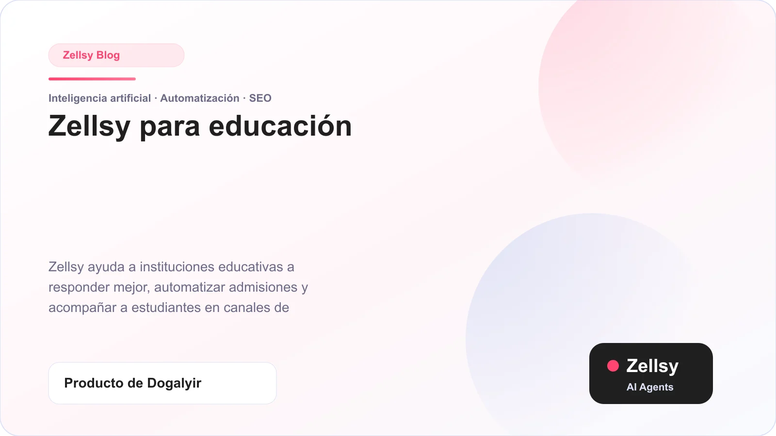 Zellsy para educación