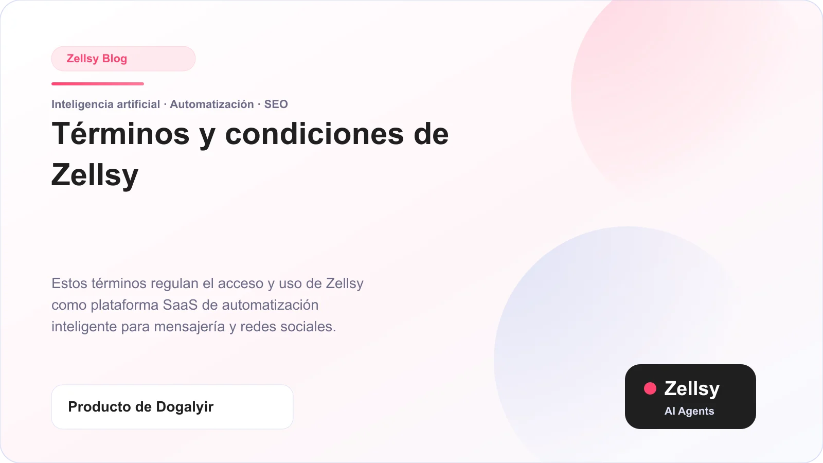 Términos y condiciones de Zellsy